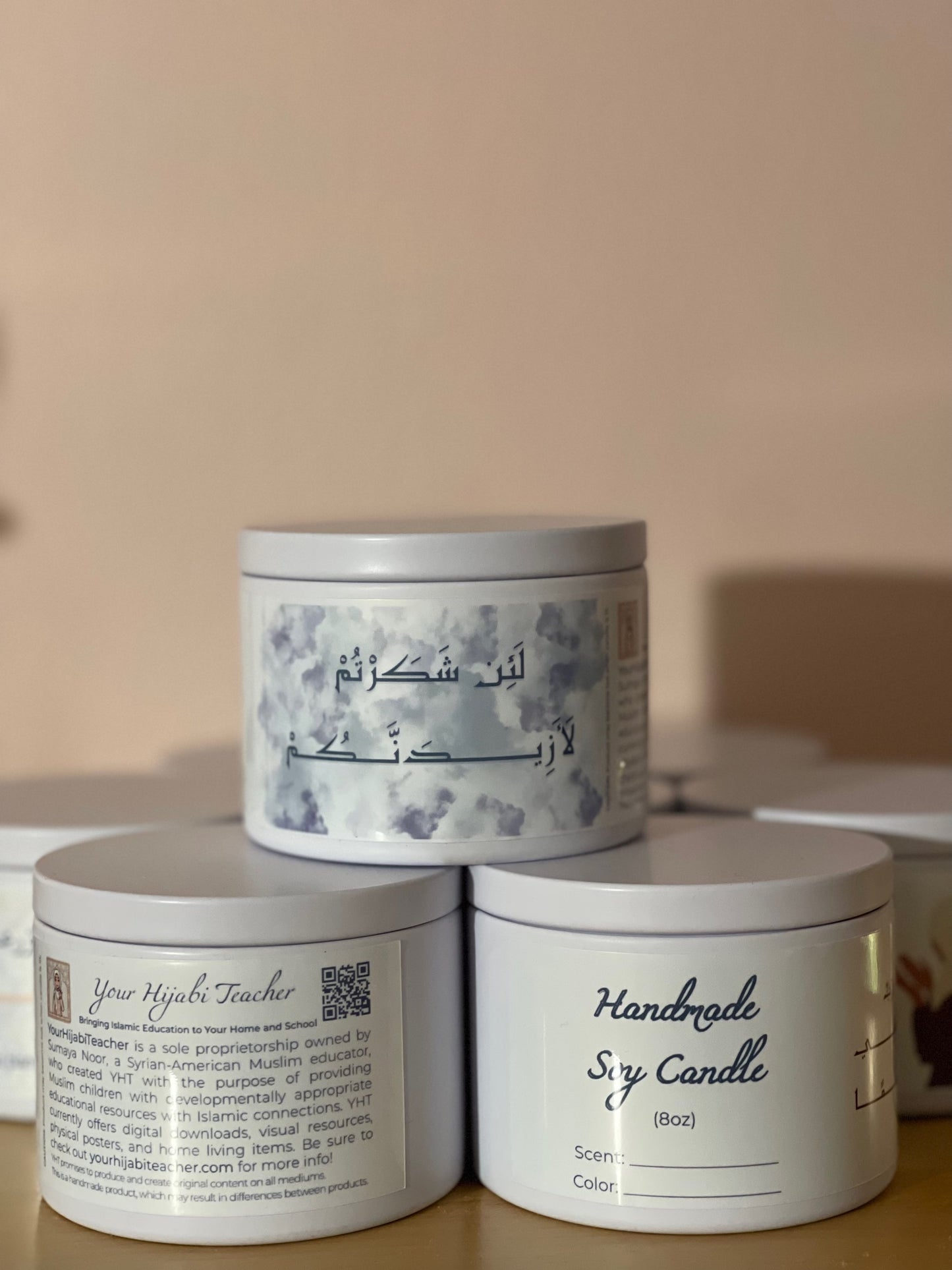 Handmade Soy Candle - If You Are Grateful, I will Give You More image 2