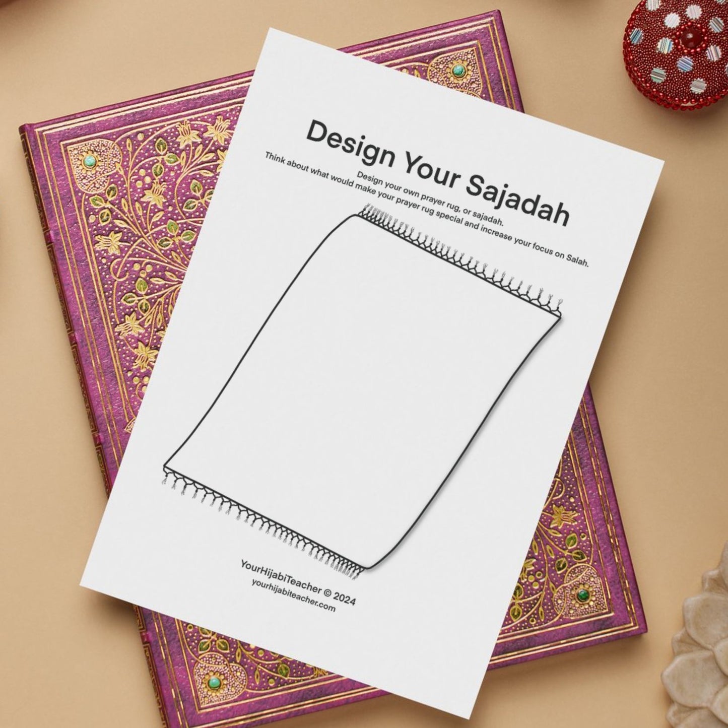 Design Your Prayer Rug (Sajadah)