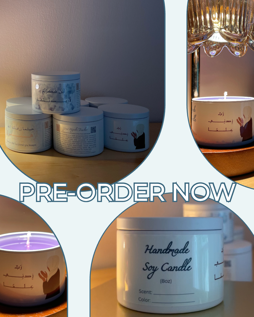 Handmade Soy Candle - If You Are Grateful, I will Give You More image 3