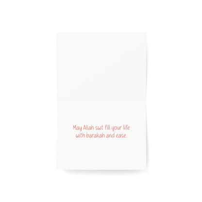 New Hijabi — Congratulations — Hand Drawn Card with Envelope