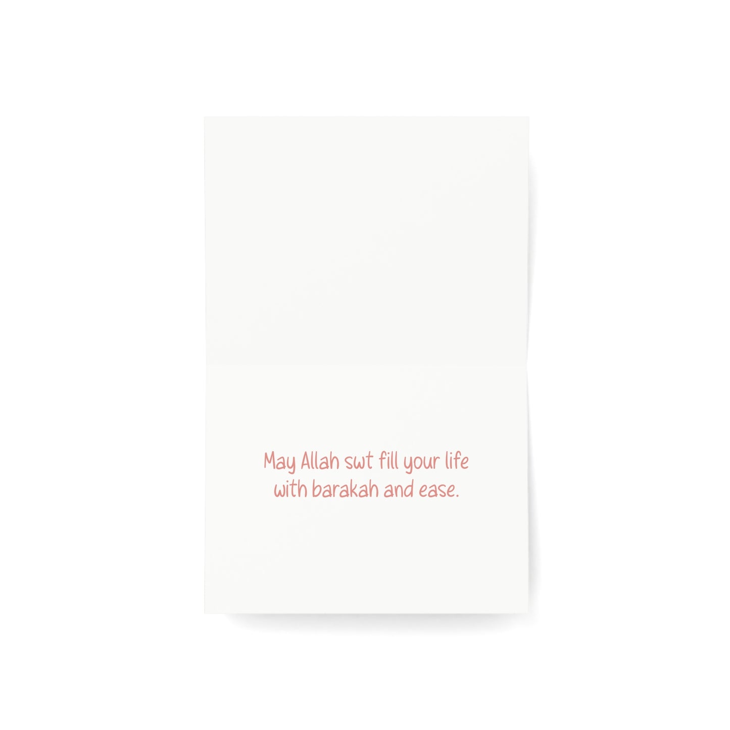 New Hijabi Congratulation Card With Envelope - 1 or 10 pack