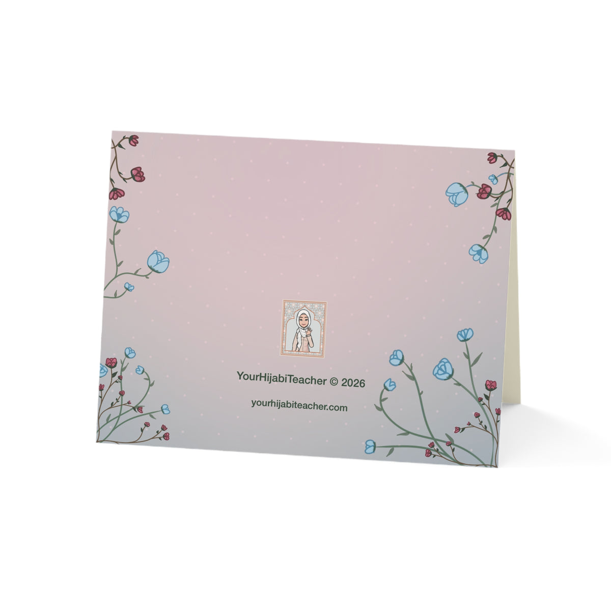 Baby Boy Congratulations — Floral Card With Envelope - 1 or 10 pack