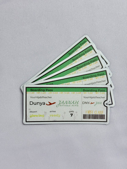 First Class Ticket to Jannah - Magnet