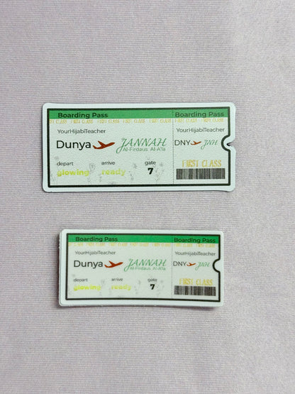 First Class Ticket to Jannah - Magnet
