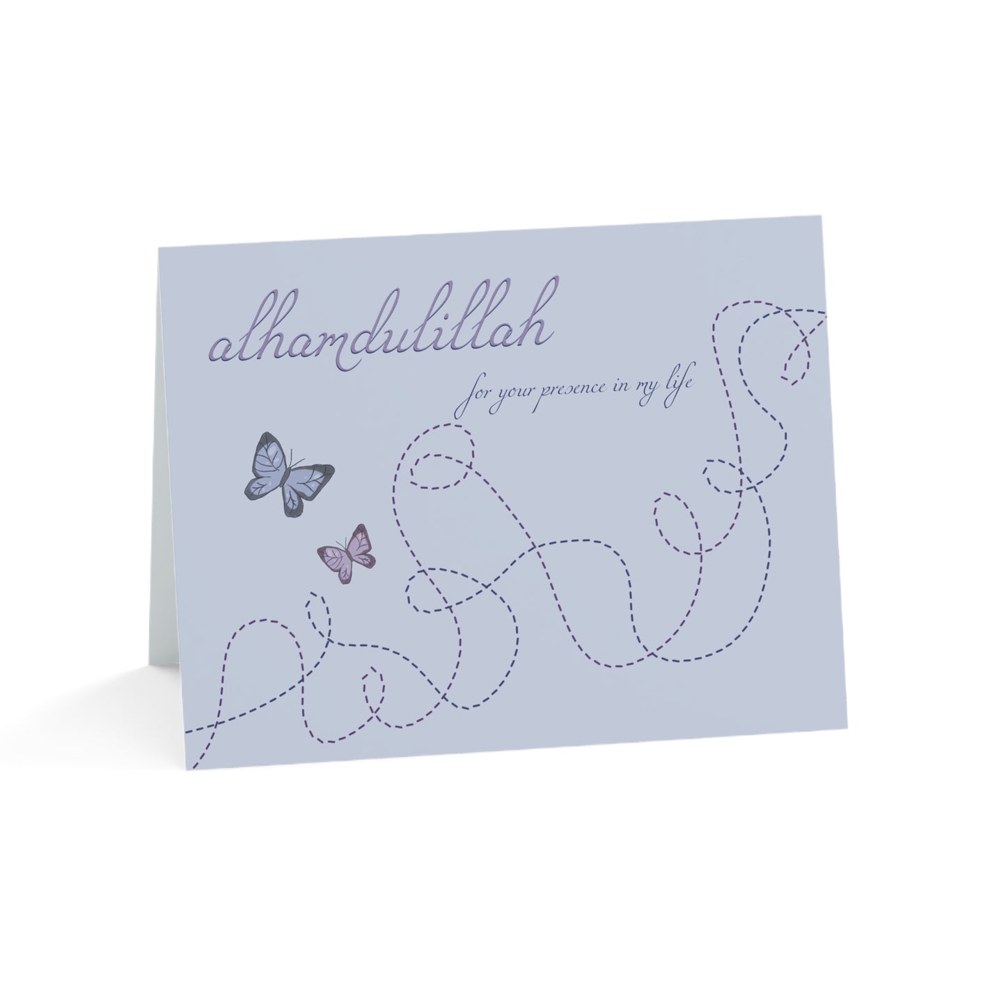Alhamdulillah — Friendship Card With Envelope - 1 or 10 pack