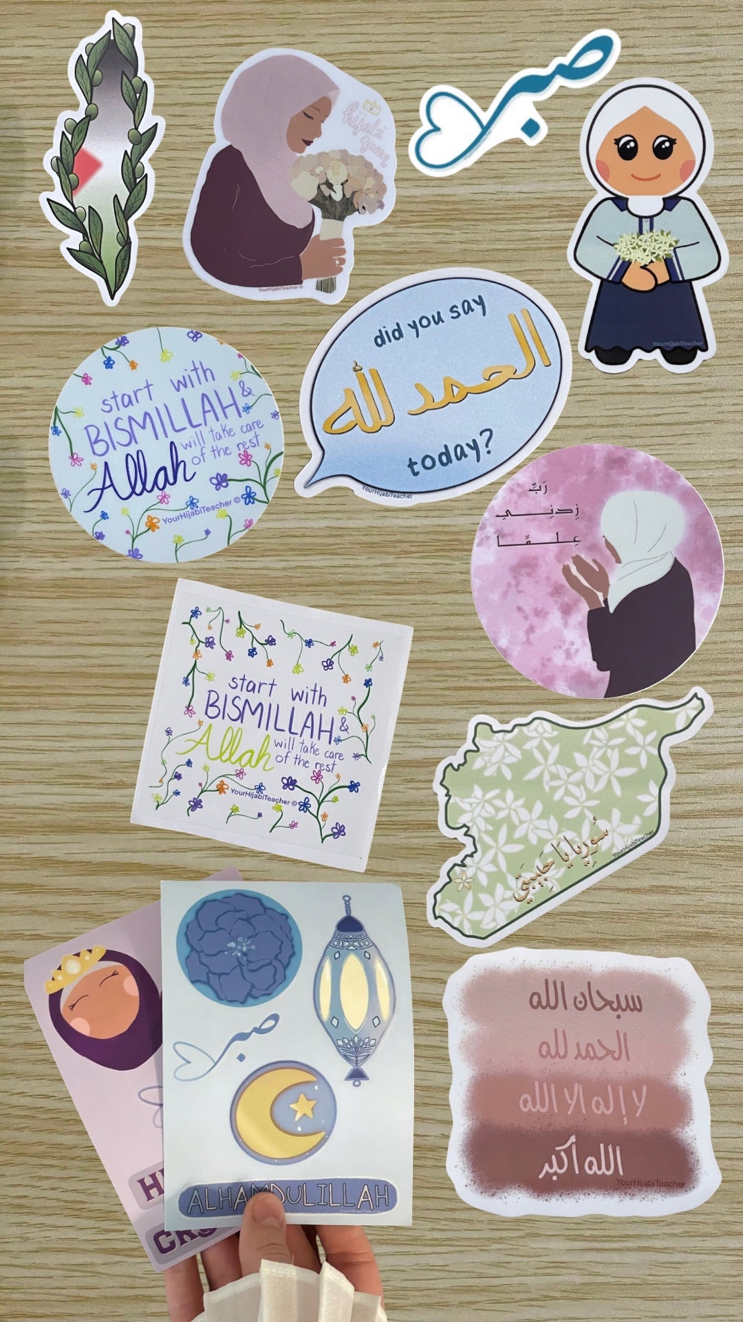 Hijabi Girl - Sham Doll - Glossy Sticker